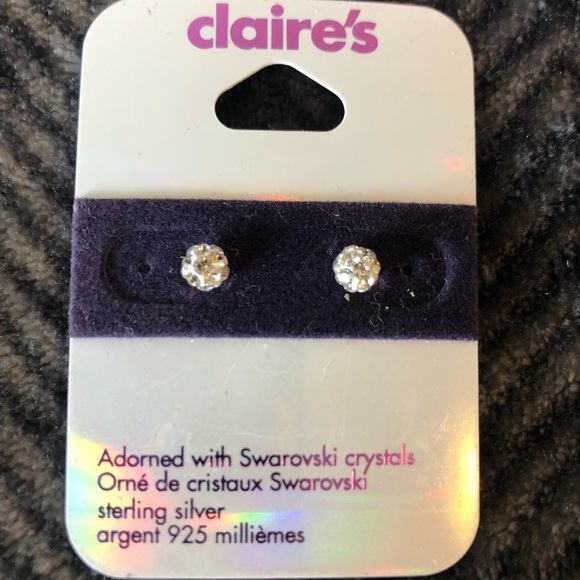 Swarovski round earrings - Picture 4 of 5